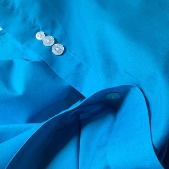 Take 50% OFF- Croft&Barrow Blue Men’s Button Down Shirt, Size-L - Picture 6 of 6